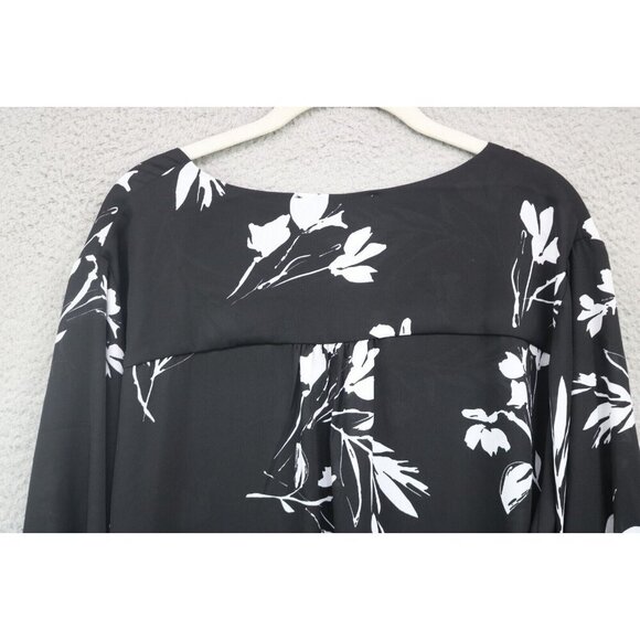 Chelsea & Theodore Womens Ruffle Wide 3/4 Sleeves Blouse-2X/TG New w/Tags - Picture 11 of 11